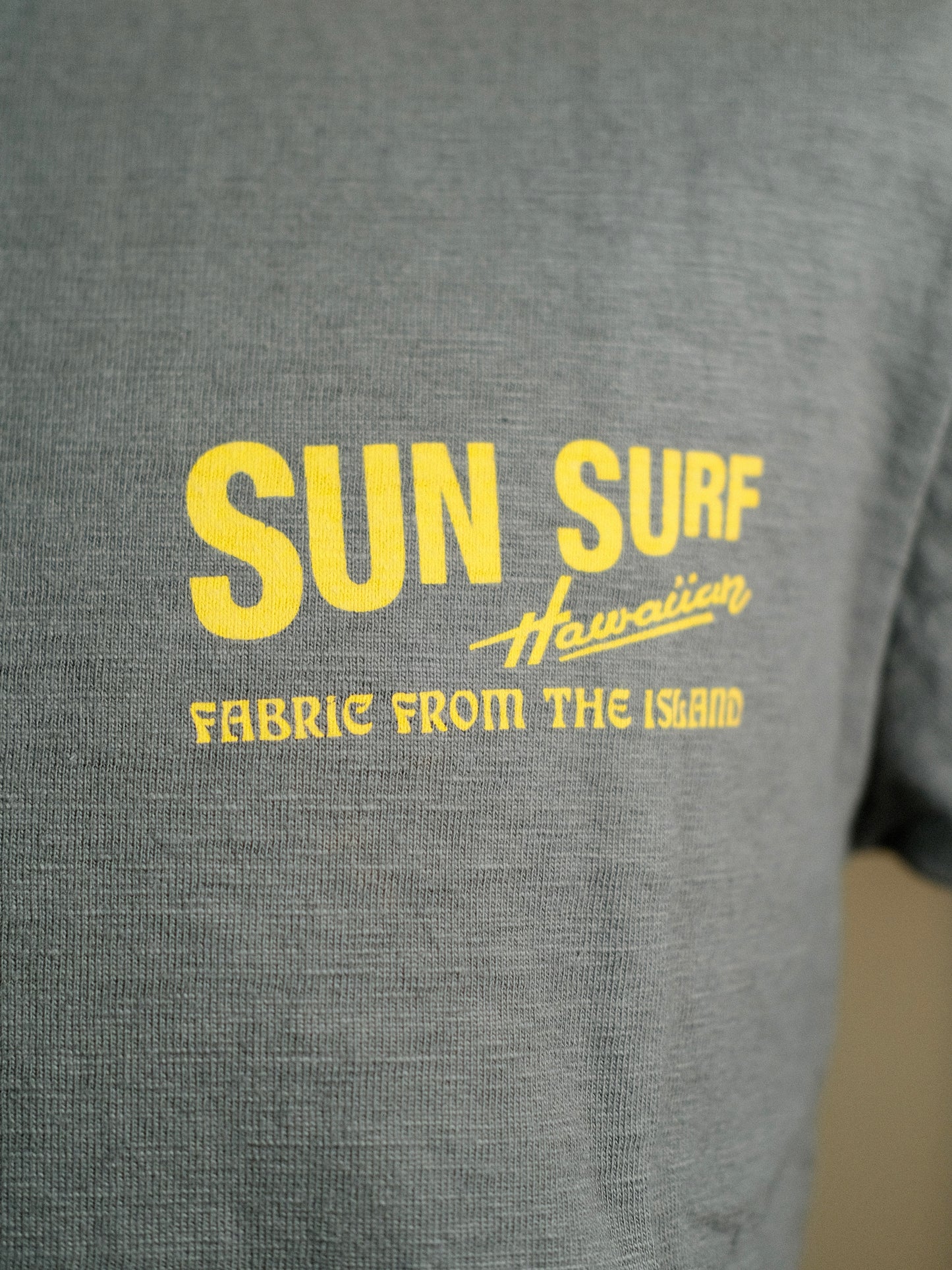 SUN SURF サンサーフ スラブヤーン 半袖 プリント Tシャツ ロゴ SS79378 (コピー)