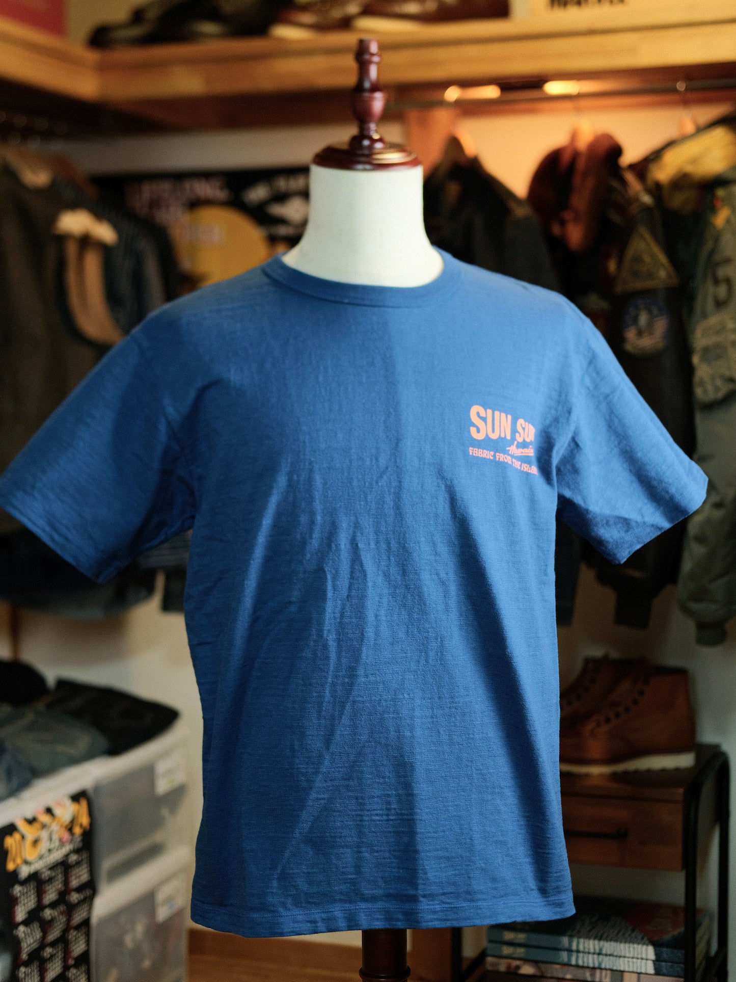 SUN SURF サンサーフ スラブヤーン 半袖 プリント Tシャツ ロゴ SS79378 (コピー)