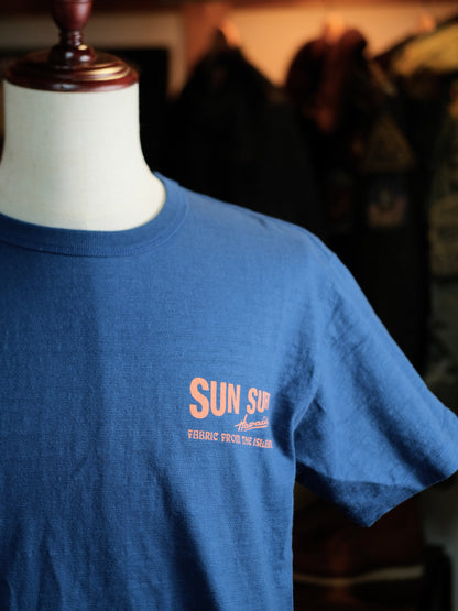SUN SURF サンサーフ スラブヤーン 半袖 プリント Tシャツ ロゴ SS79378 (コピー)