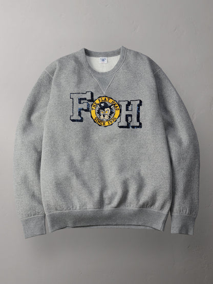 THE FLAT HEAD フラットヘッド クルーネックスウェット 裏起毛 FN-SWC-218