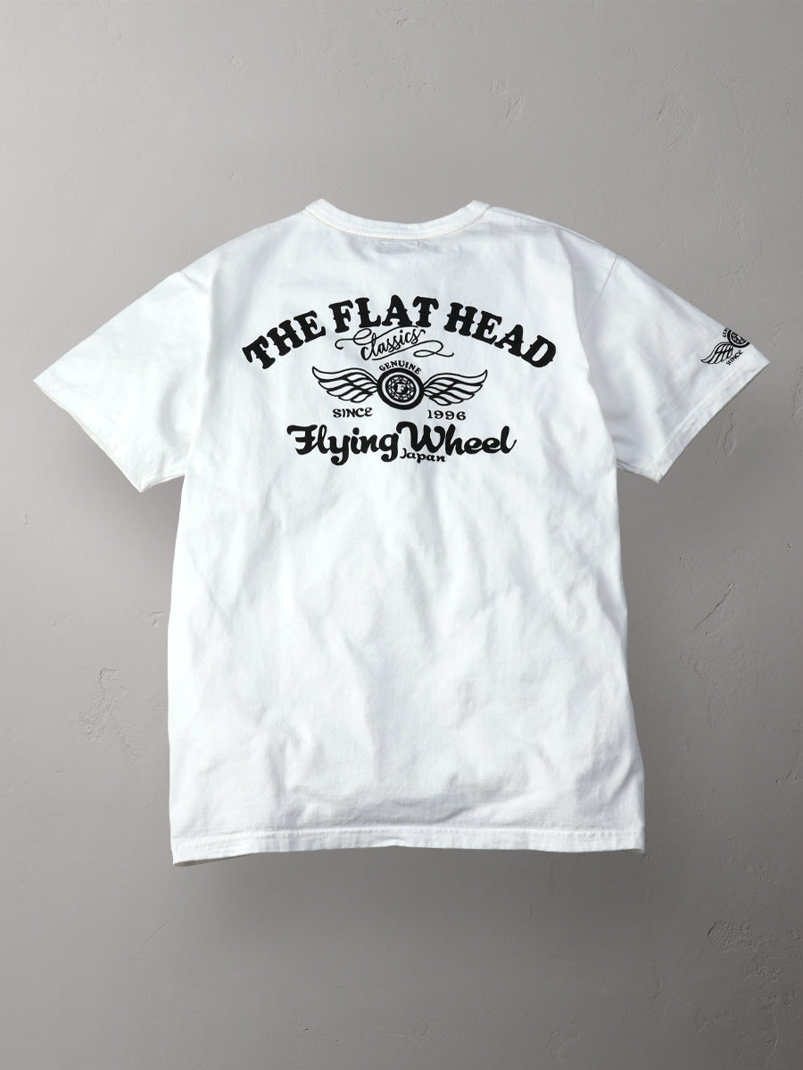 THE FLAT HEAD フラットヘッド 3本針の1本外し Tシャツ FN-THC-043