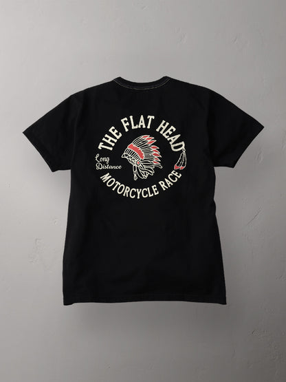 THE FLAT HEAD フラットヘッド 3本針の1本外し Tシャツ FN-THC-048