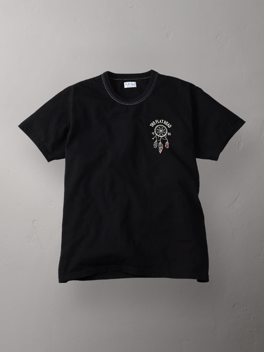 THE FLAT HEAD フラットヘッド 3本針の1本外し Tシャツ FN-THC-048