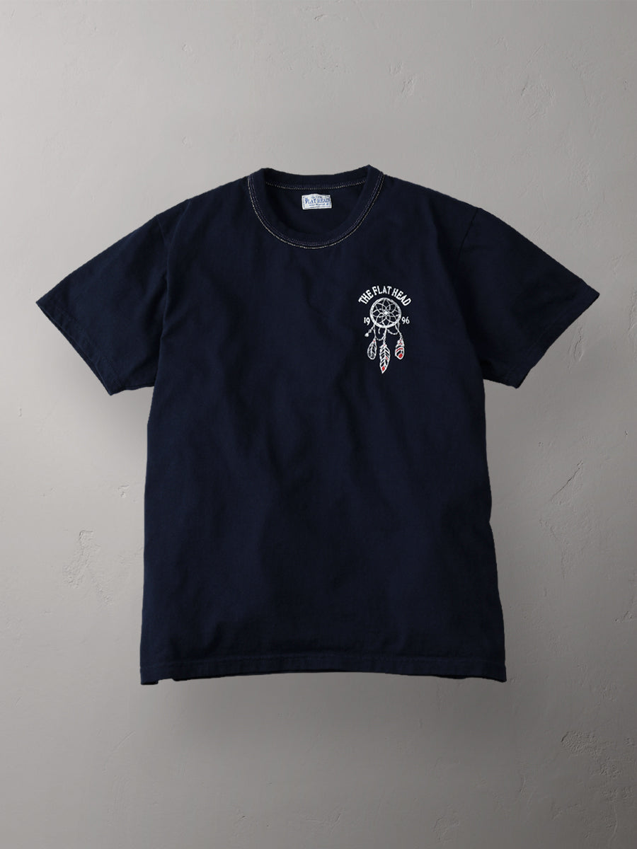 THE FLAT HEAD フラットヘッド 3本針の1本外し Tシャツ FN-THC-048