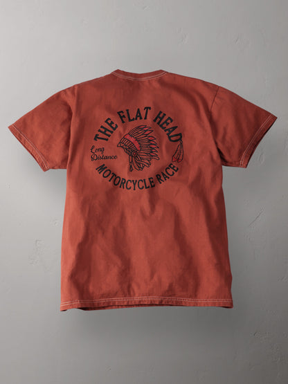 THE FLAT HEAD フラットヘッド 3本針の1本外し Tシャツ FN-THC-048