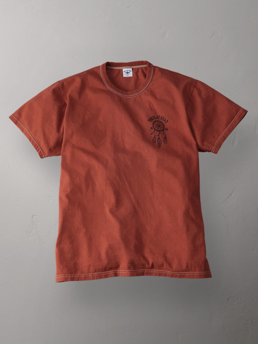 THE FLAT HEAD フラットヘッド 3本針の1本外し Tシャツ FN-THC-048