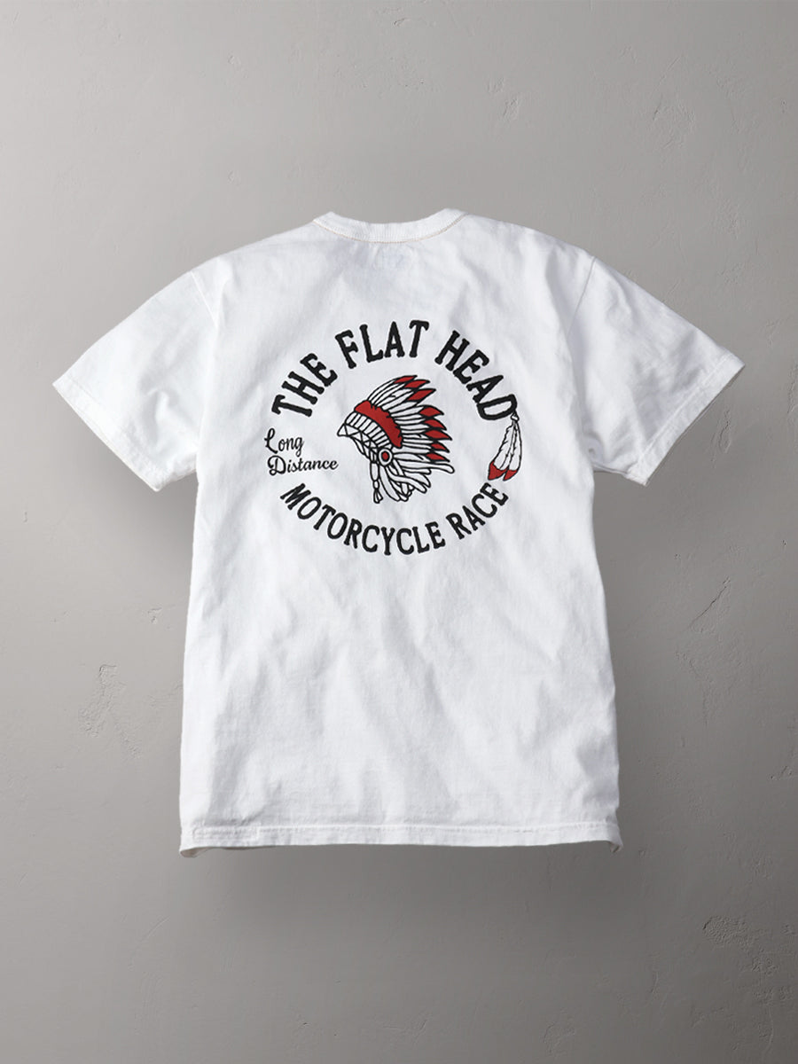 THE FLAT HEAD フラットヘッド 3本針の1本外し Tシャツ FN-THC-048