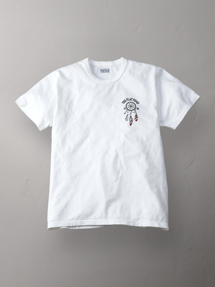 THE FLAT HEAD フラットヘッド 3本針の1本外し Tシャツ FN-THC-048