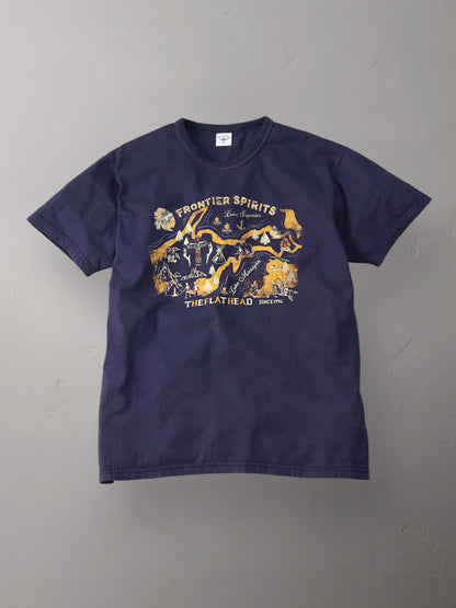 THE FLAT HEAD フラットヘッド 3本針の1本外し Tシャツ FN-THC-056