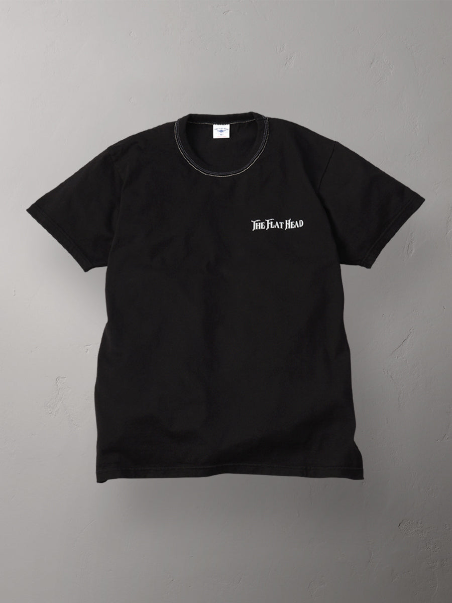 THE FLAT HEAD フラットヘッド 3本針の1本外し Tシャツ FN-THC-057