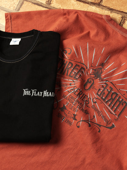 THE FLAT HEAD フラットヘッド 3本針の1本外し Tシャツ FN-THC-057