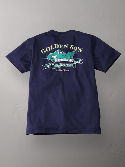 THE FLAT HEAD フラットヘッド 3本針の1本外し Tシャツ FN-THC-063