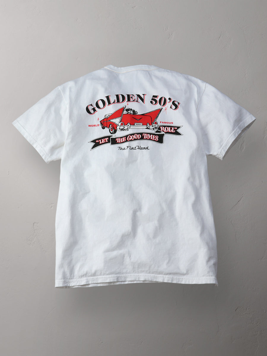 THE FLAT HEAD フラットヘッド 3本針の1本外し Tシャツ FN-THC-063