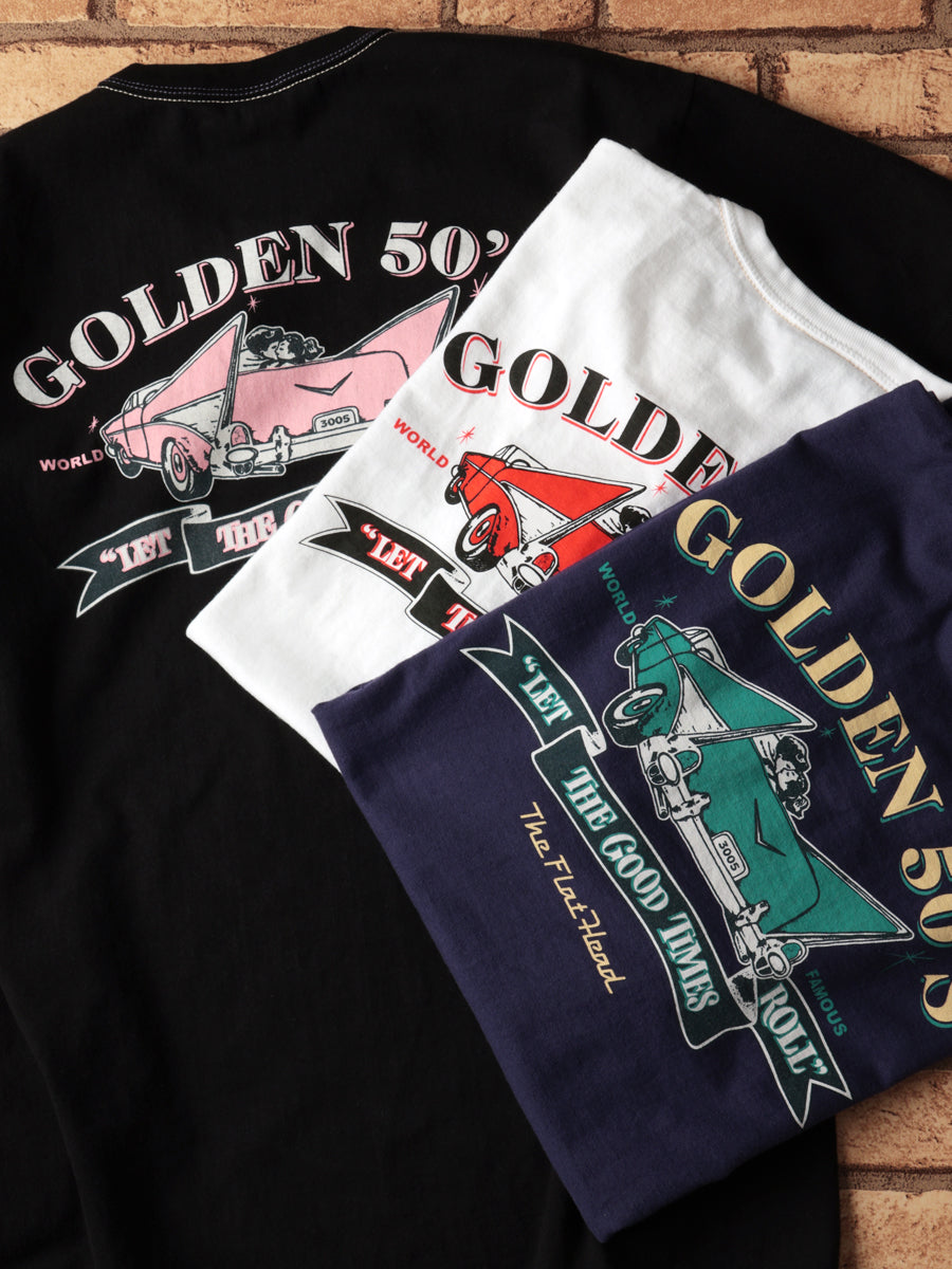 THE FLAT HEAD フラットヘッド 3本針の1本外し Tシャツ FN-THC-063