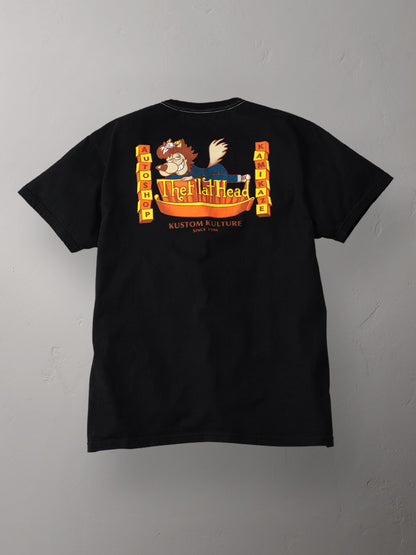 THE FLAT HEAD フラットヘッド 3本針の1本外し Tシャツ FN-THC-064