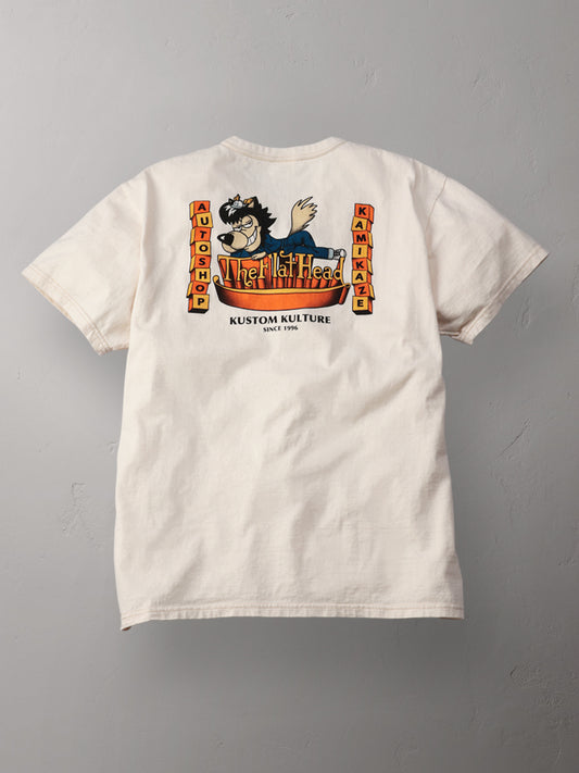 THE FLAT HEAD フラットヘッド 3本針の1本外し Tシャツ FN-THC-064