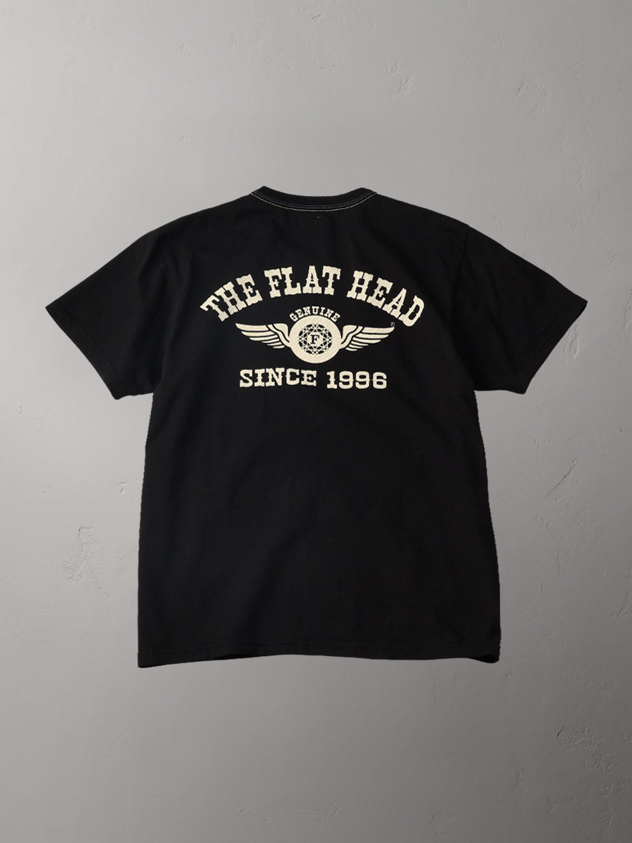 THE FLAT HEAD フラットヘッド 3本針の1本外し Tシャツ FN-THC-202