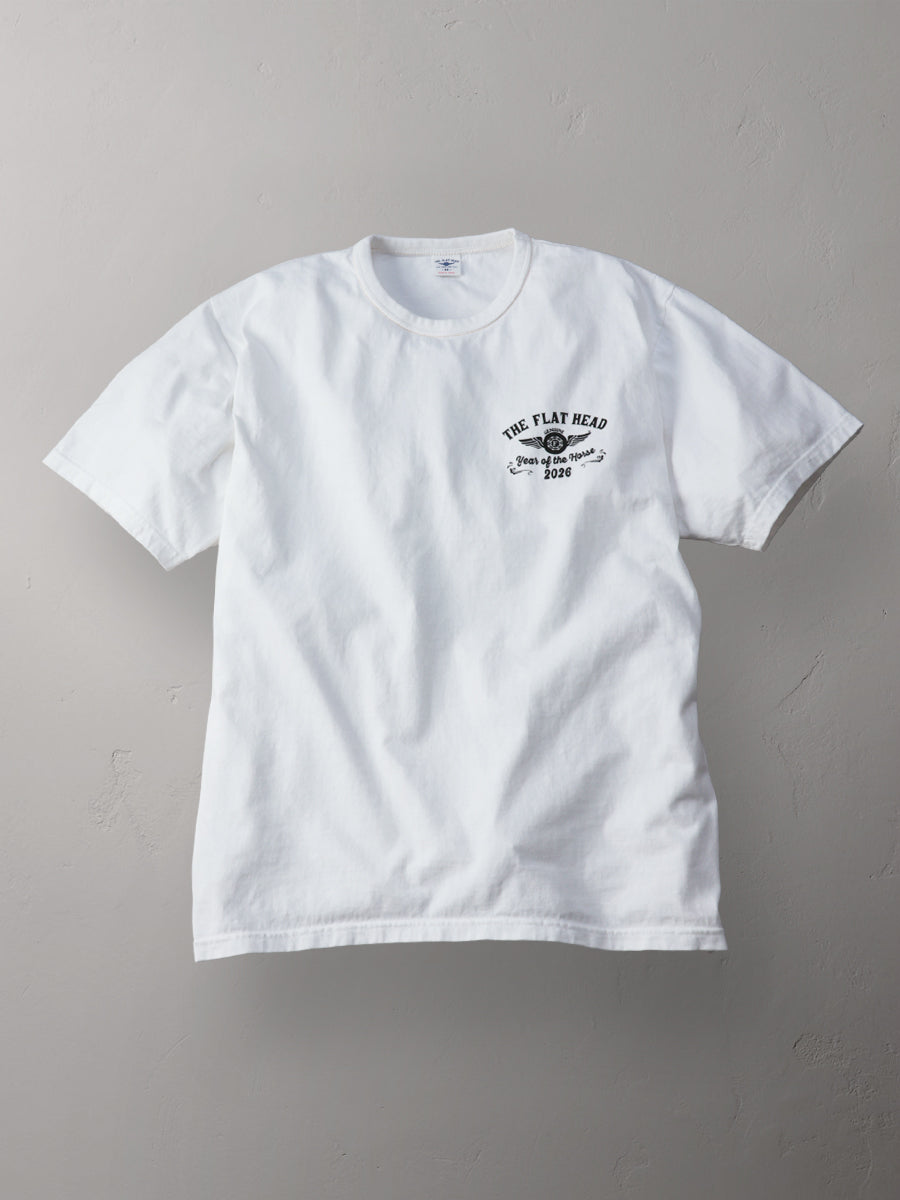 THE FLAT HEAD フラットヘッド 小松美羽 干支 Tシャツ 午 FN-THC-KM17