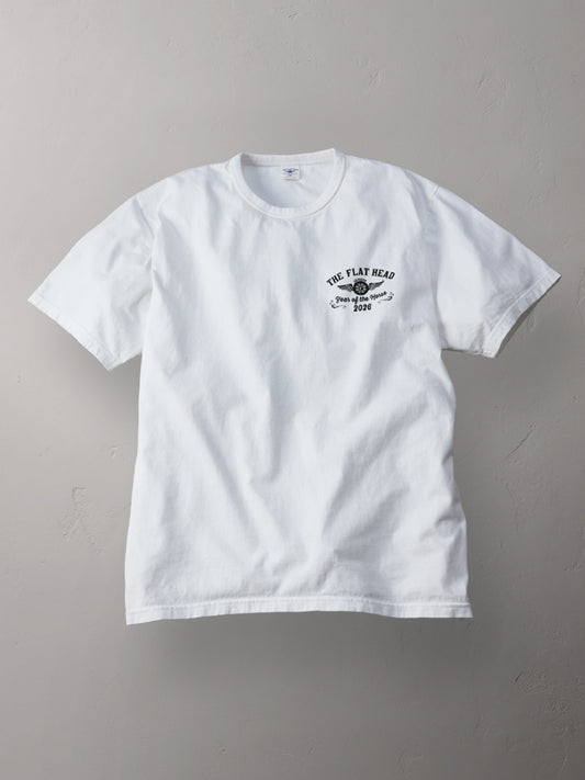 THE FLAT HEAD フラットヘッド 小松美羽 干支 Tシャツ 午 FN-THC-KM17
