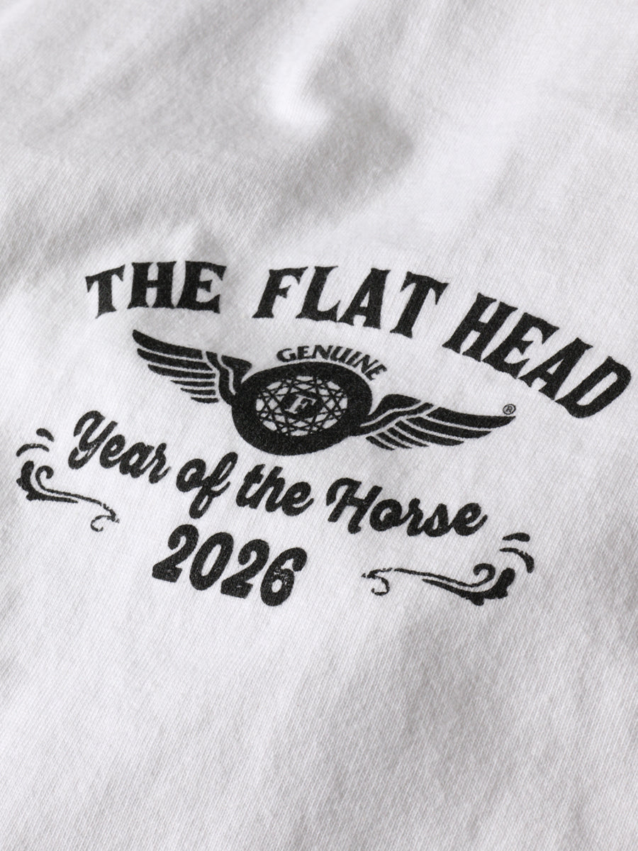 THE FLAT HEAD フラットヘッド 小松美羽 干支 Tシャツ 午 FN-THC-KM17
