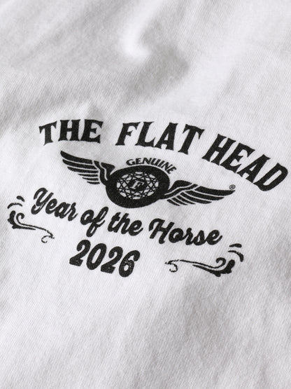 THE FLAT HEAD フラットヘッド 小松美羽 干支 Tシャツ 午 FN-THC-KM17