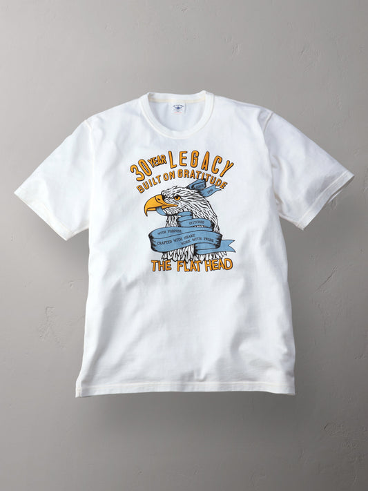 THE FLAT HEAD フラットヘッド 吊り生地 双糸 Tシャツ FN-TMC-105