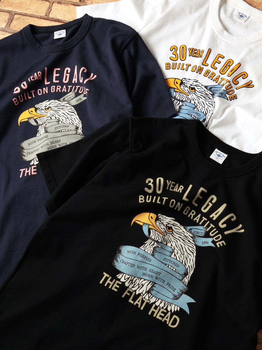 THE FLAT HEAD フラットヘッド 吊り生地 双糸 Tシャツ FN-TMC-105