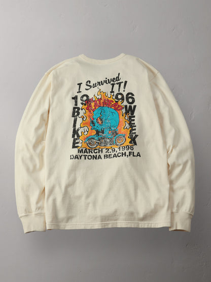 THE FLAT HEAD フラットヘッド 吊り生地 双糸 ロングスリーブTシャツ FN-TML-103