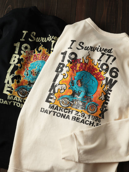 THE FLAT HEAD フラットヘッド 吊り生地 双糸 ロングスリーブTシャツ FN-TML-103