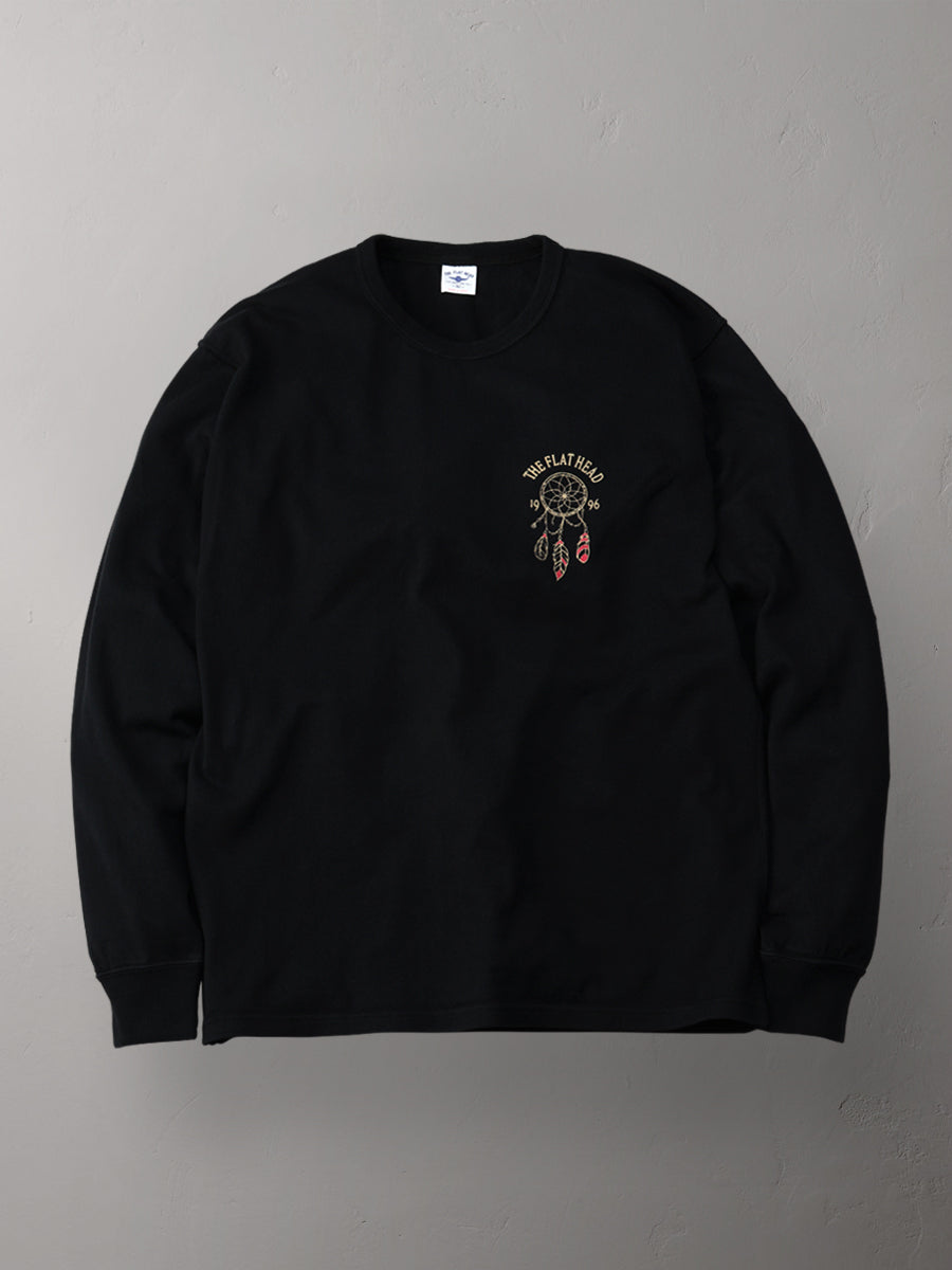 THE FLAT HEAD フラットヘッド 吊り生地 双糸 ロングスリーブTシャツ FN-TML-105