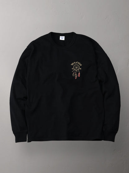 THE FLAT HEAD フラットヘッド 吊り生地 双糸 ロングスリーブTシャツ FN-TML-105