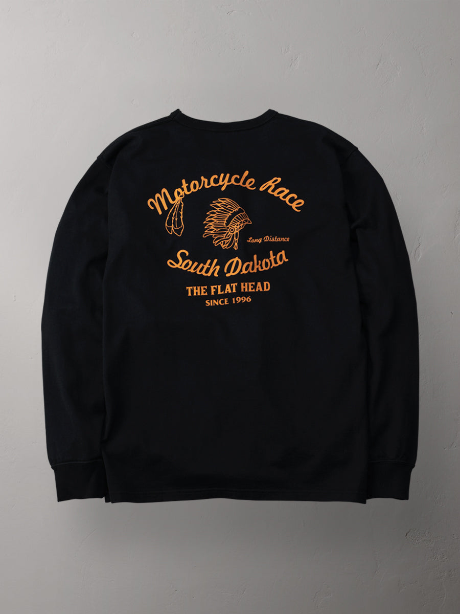 THE FLAT HEAD フラットヘッド 吊り生地 双糸 ロングスリーブTシャツ FN-TML-105