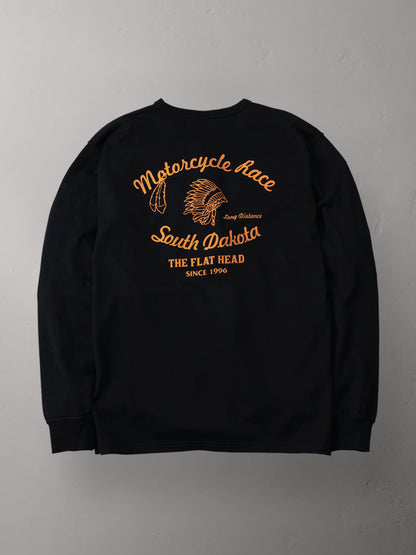 THE FLAT HEAD フラットヘッド 吊り生地 双糸 ロングスリーブTシャツ FN-TML-105