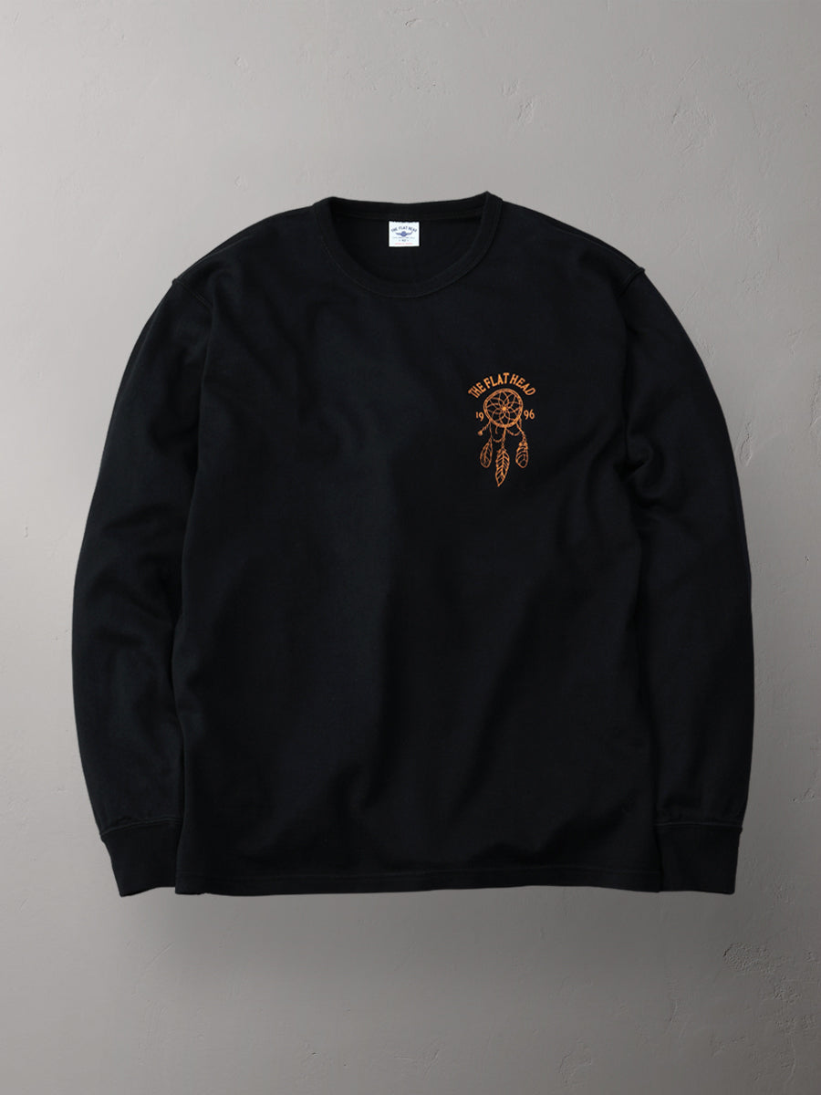 THE FLAT HEAD フラットヘッド 吊り生地 双糸 ロングスリーブTシャツ FN-TML-105