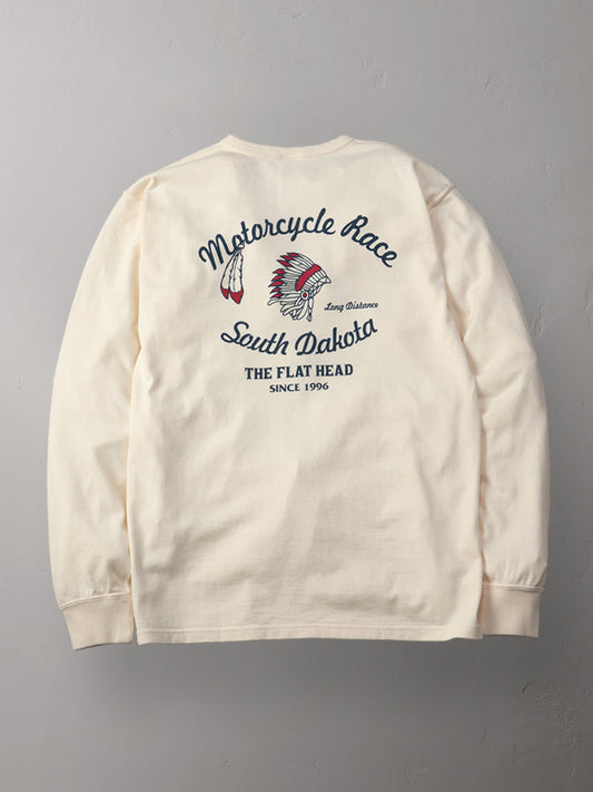THE FLAT HEAD フラットヘッド 吊り生地 双糸 ロングスリーブTシャツ FN-TML-105