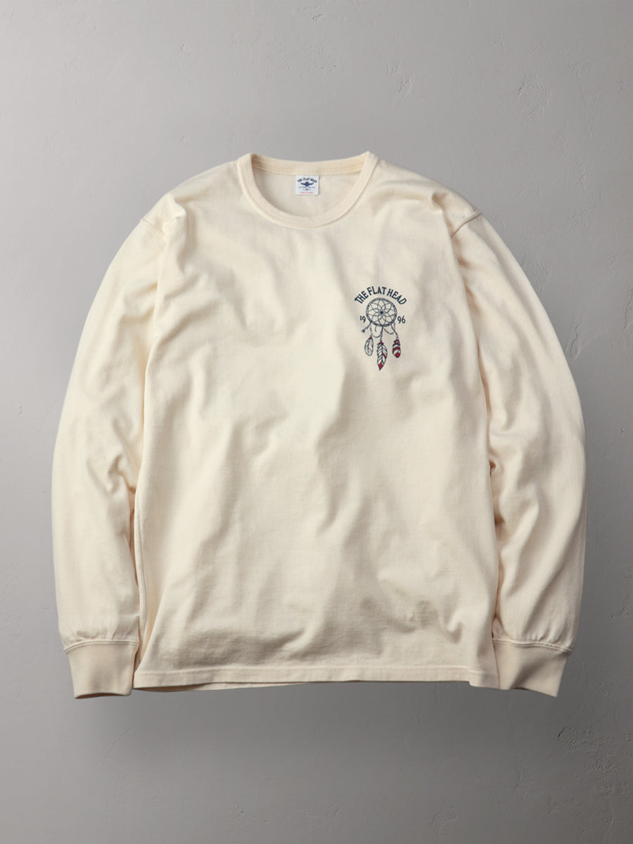 THE FLAT HEAD フラットヘッド 吊り生地 双糸 ロングスリーブTシャツ FN-TML-105