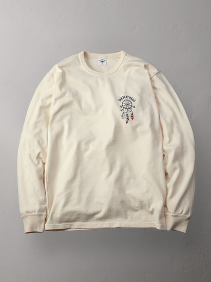 THE FLAT HEAD フラットヘッド 吊り生地 双糸 ロングスリーブTシャツ FN-TML-105