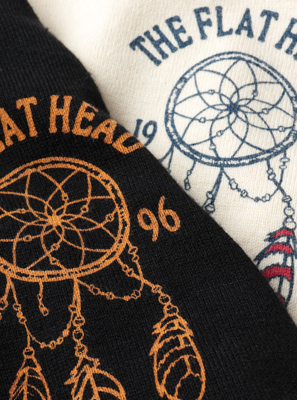 THE FLAT HEAD フラットヘッド 吊り生地 双糸 ロングスリーブTシャツ FN-TML-105