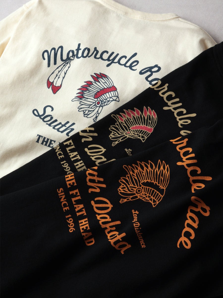 THE FLAT HEAD フラットヘッド 吊り生地 双糸 ロングスリーブTシャツ FN-TML-105