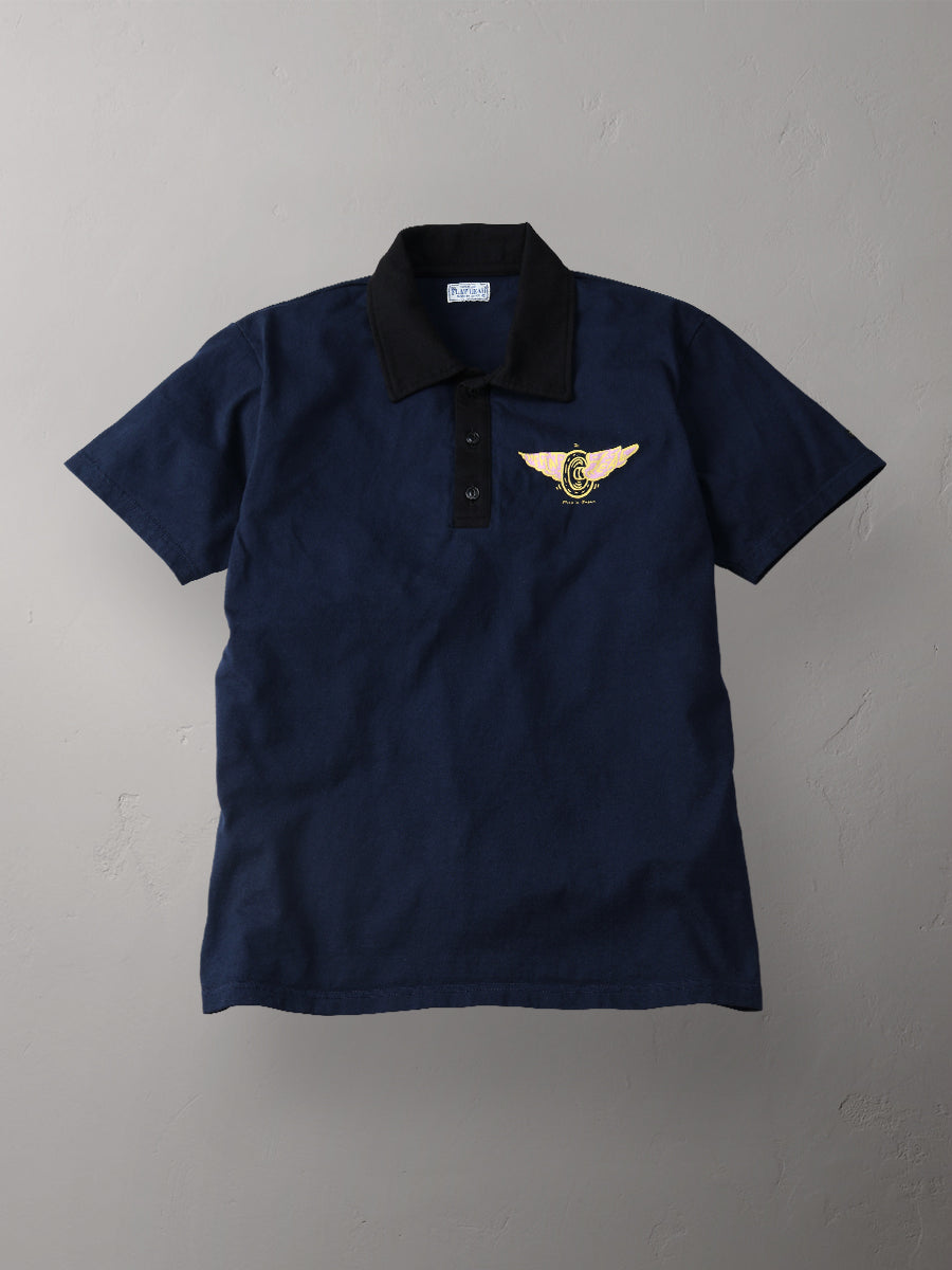 THE FLAT HEAD Flat Head Polo Shirt FN-TSP-001