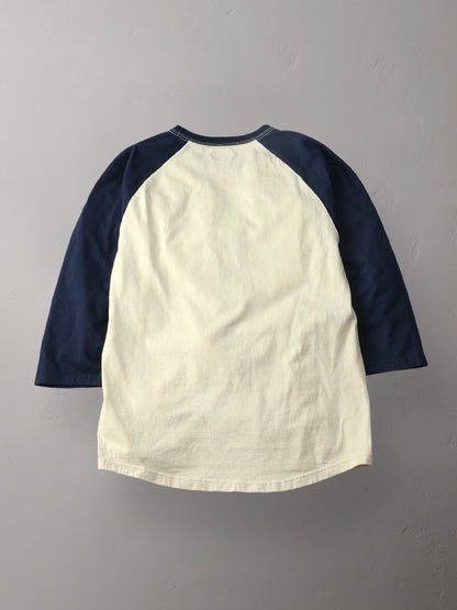 THE FLAT HEAD Flat Head Raglan 3/4 Sleeve T-Shirt FN-TSRB-002