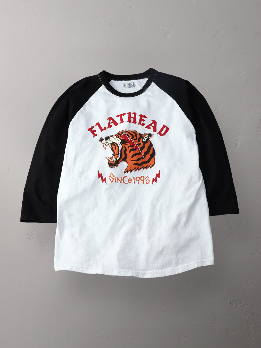 THE FLAT HEAD 平头插肩 3/4 袖 T 恤 FN-TSRB-002