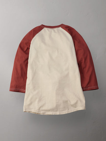 THE FLAT HEAD フラットヘッド ラグラン 七分袖 Tシャツ FN-TSRB-004