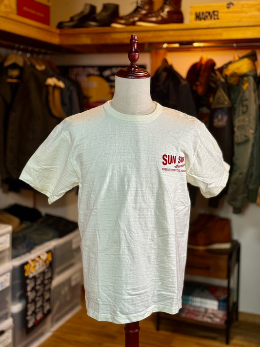 SUN SURF サンサーフ スラブヤーン 半袖 プリント Tシャツ ロゴ SS79378