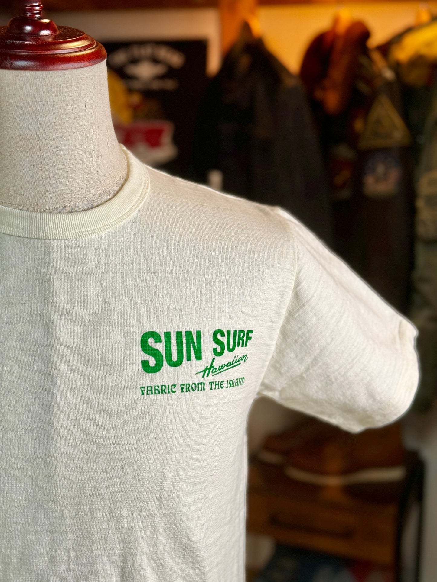 SUN SURF サンサーフ スラブヤーン 半袖 プリント Tシャツ ロゴ SS79378 (コピー)