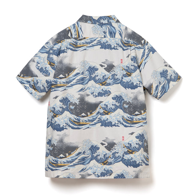 STUDIO D'ARTISAN 45th Thirty-six Views of Mount Fuji Aloha Shirt [SP-092]