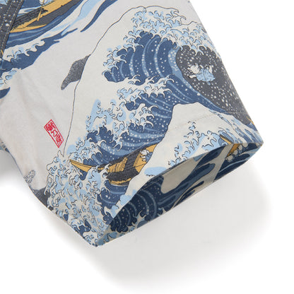 STUDIO D'ARTISAN 45th Thirty-six Views of Mount Fuji Aloha Shirt [SP-092]