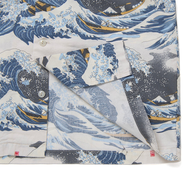 STUDIO D'ARTISAN 45th Thirty-six Views of Mount Fuji Aloha Shirt [SP-092]