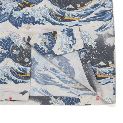 STUDIO D'ARTISAN 45th Thirty-six Views of Mount Fuji Aloha Shirt [SP-092]